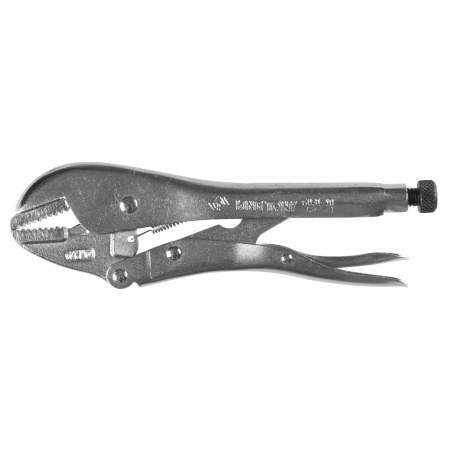 Зажим с фиксатором с прямыми губками KING TONY 6031-10N (254 мм)