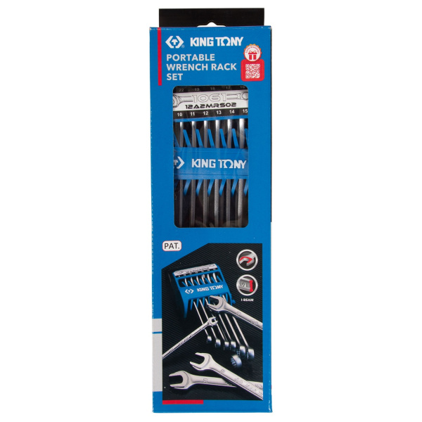 KING TONY Набор комбинированных ключей, 8-22 мм, 12 предметов