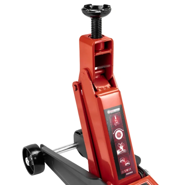 Домкрат подкатной гидравлический 3т с фиксацией (h min 192мм, h max 533мм)