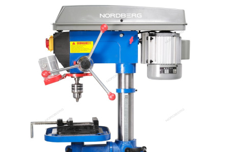 Станок сверлильный NORDBERG ND1660 (750 Вт, 16 мм, 16 скоростей, тиски)