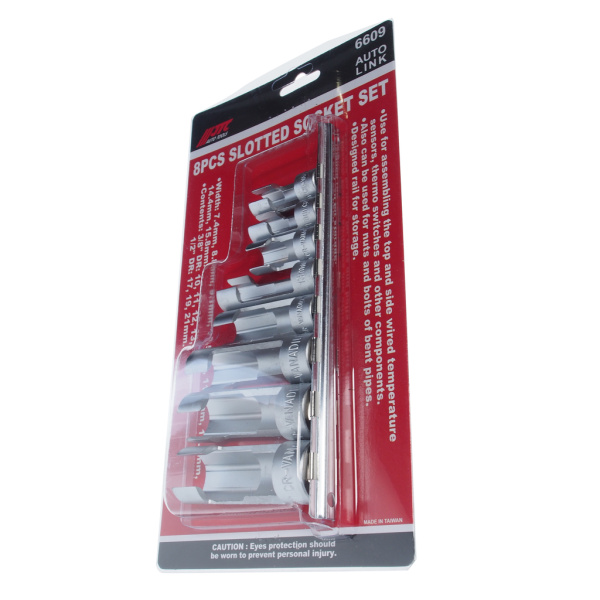 Набор головок разрезных глубоких JTC 6609 (3/8", 10-14 мм, 1/2", 17-21 мм)