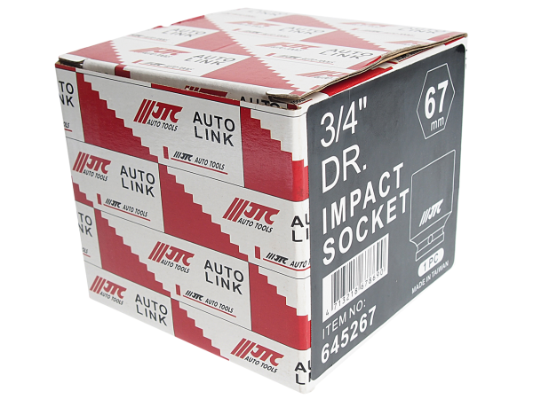 Головка торцевая ударная JTC 645267 (3/4", 67 мм, L=80 мм)