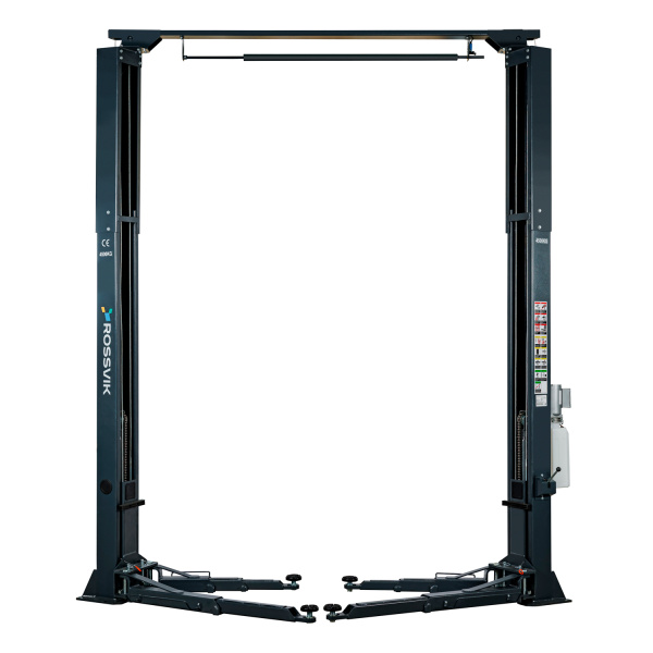 Автоподъемник двухстоечный ПГА-4500Е ROSSVIK 22253 (г/п 4,5 т, 380 В, с верхней синхронизацией, серый RAL7016)