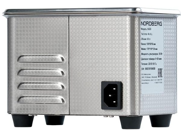Ультразвуковая мойка NORDBERG NU08 (без подогрева, 0,7 л)