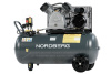 Компрессор поршневой с ременной передачей NORDBERG NCP100/500 (380В, ресив. 100л, 500л/мин)