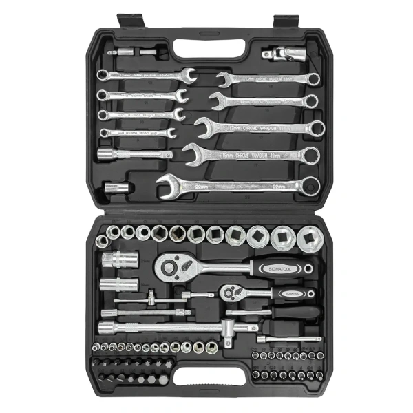 Набор инструментов 82пр. 1/4'', 1/2''