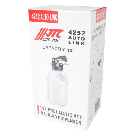 Приспособление для перекачивания масла и технических жидкостей JTC 4252 (10 л, с пневматическим приводом)