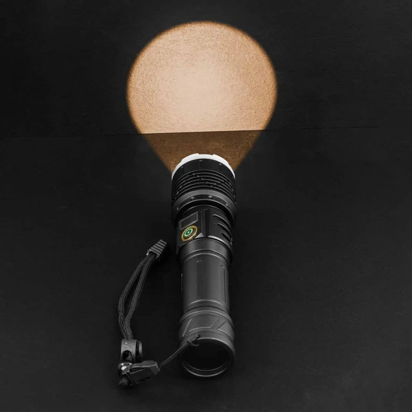 Фонарь ручной аккумуляторный (4 режима работы, аккум. 8800мАч, время работы 3-5ч, время зар. 2ч)