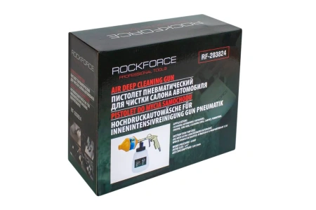 Пистолет пневматический''Tornado'' для химчистки салона а/м с насадкой-пеногенератором (емкость1л,6bar,расход воздуха 120л/мин)