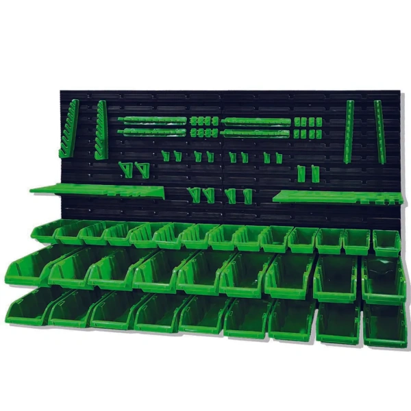 Настенный пластиковый стеллаж-органайзер для инструментов