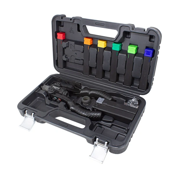 Заклепочник механический двуручный 2в1''Profi''(L-260мм, вытяжные:2.4, 3.2, 4.0, 4.8, 6.4мм, резьбовые заклепки:М3,М4,М5,М6,М8,М10), в кейсе