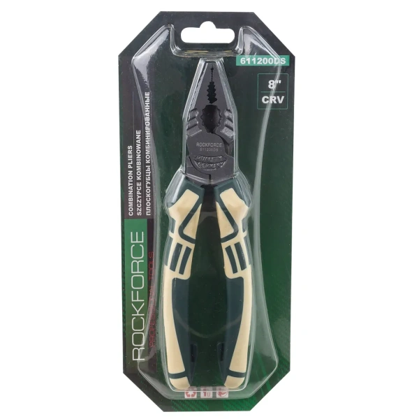 Плоскогубцы многофункциональные ''Profi'' 200мм Cr-V 6150+доп. закалка (усилие сжатия увеличино на 60%), в блистере