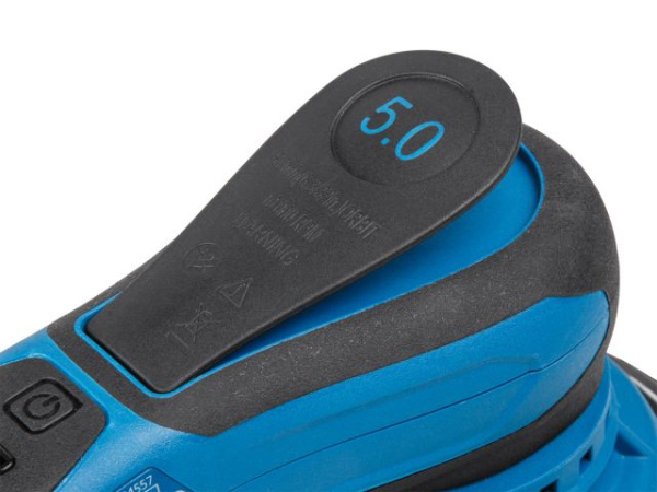 Эксцентриковая шлифмашина BULL OS 1550 E в кор. БЕСЩЕТ., 150 мм, 350 Вт, 4000-10000 об/мин