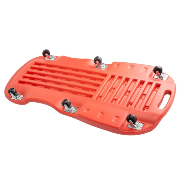 Лежак пластиковый подкатной на 6-ти колесах