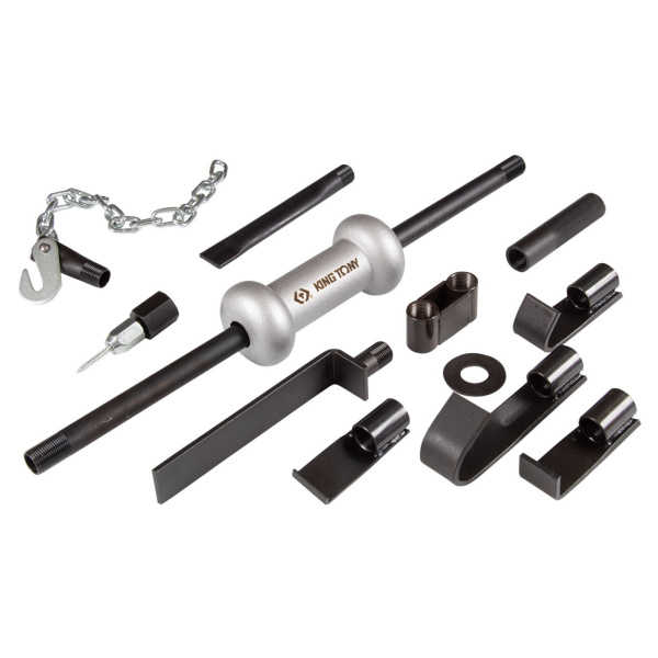 Обратный рихтовочный молоток, комплект принадлежностей KING TONY 9CH01, 11 предметов