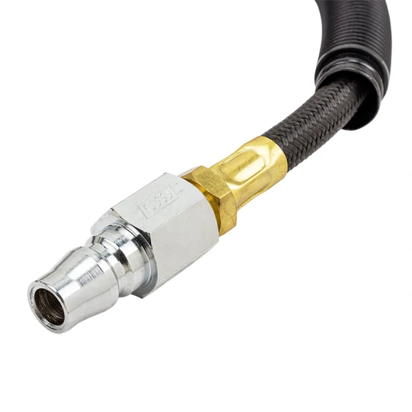 Пневмозачистная машинка угловая с гибким приводом мини в кейсе потребление воздуха 57 л/мин