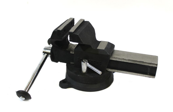 Тиски стальные поворотные с наковальней 3''-80мм