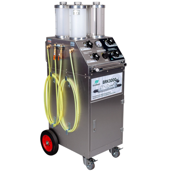 Установка GrunBaum BRK3000 для замены жидкостей тормозной системы и гидроусилителя руля