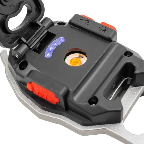 Фонарь светодиодный аккумуляторный переносной многофункциональный (6 реж.раб., СОВ LED 500мАч, 80-350Лм, время раб. 90-120мин, время зар. 60-120мин)