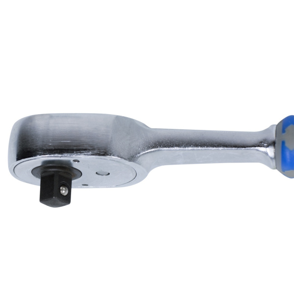 Трещотка 1/4"140 мм, 24 зубца, флажковая, фиксатор KING TONY 2779-55G