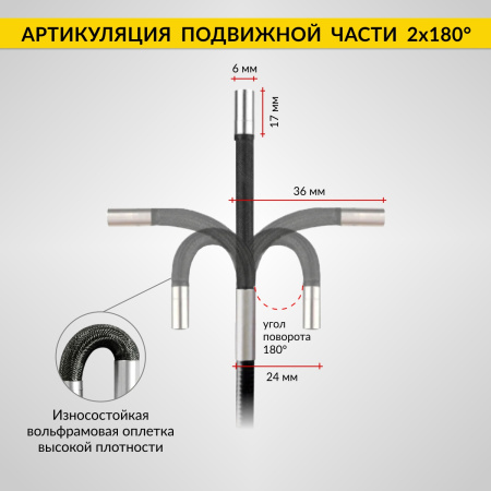 Видеоэндоскоп управляемый USB iCartool IC-V200 (2 Мп, 1920x1080, 1 м, 6 мм, 360°)