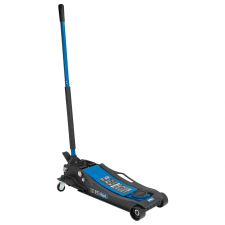 Домкрат подкатной гидравлический 5т (h min 96мм, h max 595мм),вес 49,50