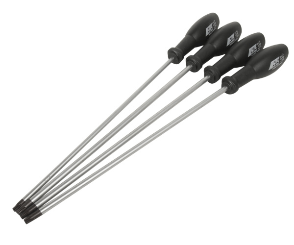 Набор отверток TORX удлиненных JTC 5115 (T20х250 мм-Т30х250 мм, 4 предмета)