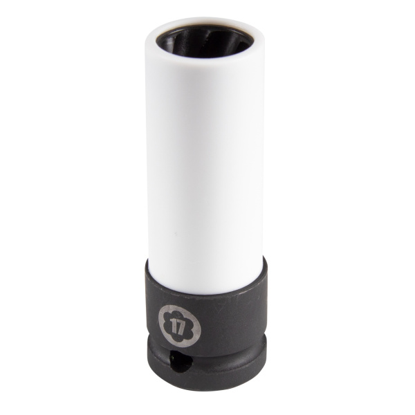 Головка для поврежденного крепежа глубокая 1/2" 17 мм тонкостенная пластиковая защита AFFIX AF10931017