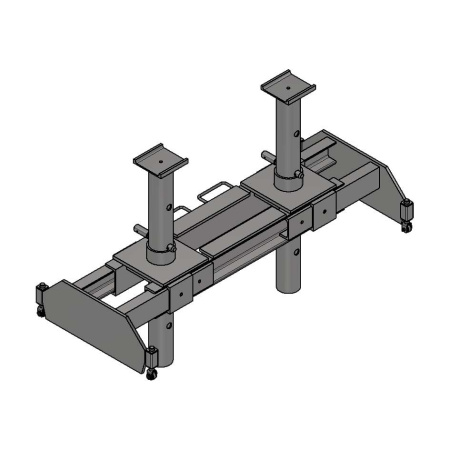 Опорная система для вывешивания передних осей грузового автомобиля 180 мм Гамматест GTM5011