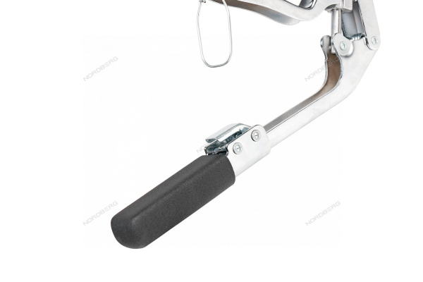 Шприц NORDBERG NO2404 плунжерный для густой смазки, с телескопической ручкой, 400мл