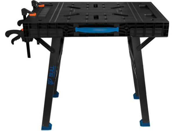 Верстак складной BULL WB 4585 в кор. 455 кг, 852x608x790 мм, переносной, 2 струбцины