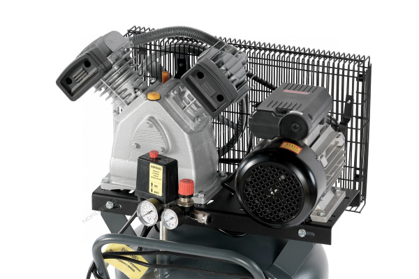 Компрессор вертикальный поршневой с ременной передачей NORDBERG NCPV100/420A (220В, ресив. 100л, 420л/мин)