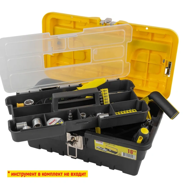 Ящик пластмассовый 16'', 210x395x177мм