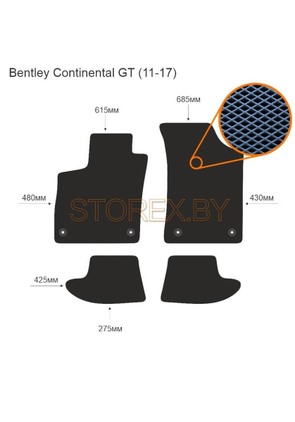 Bentley Continental GT (11-17) copy