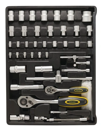 Набор инструментов 300пр 1/2'',1/4''(6гр.)(4-30мм,4 полки),''дорожный кейс''