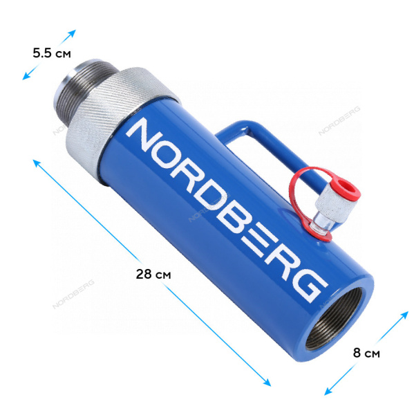 Цилиндр гидравлический для растяжки NORDBERG N38C20 (20 т)