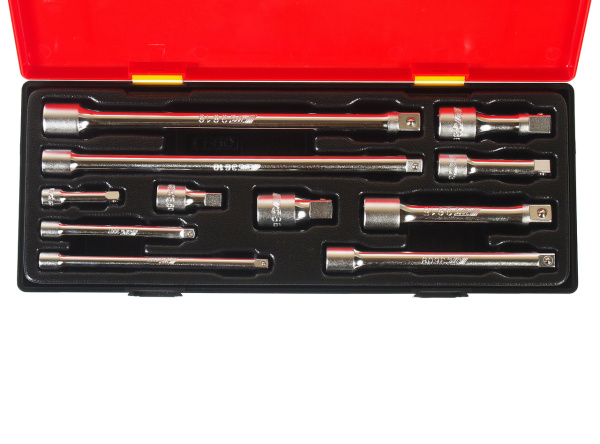 Набор удлинителей в кейсе JTC K1111 (1/4", 3/8", 1/2", 11 предметов)