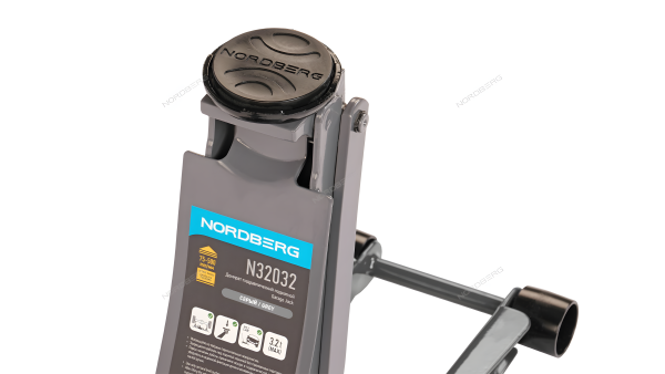 Домкрат супернизкий подкатной 3,2 тонны H=75-500 мм синий/серый NORDBERG N32032