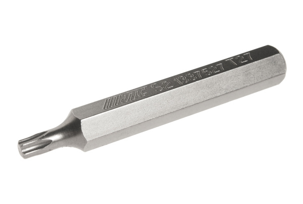 Бита TORX удлиненная JTC 1337527 (Т27х75 мм, 10 мм, S2)
