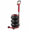 Домкрат подкатной пневматический 6т(6-12bar, h min 145мм, h max 440мм, 3 подушки, Ø320мм)