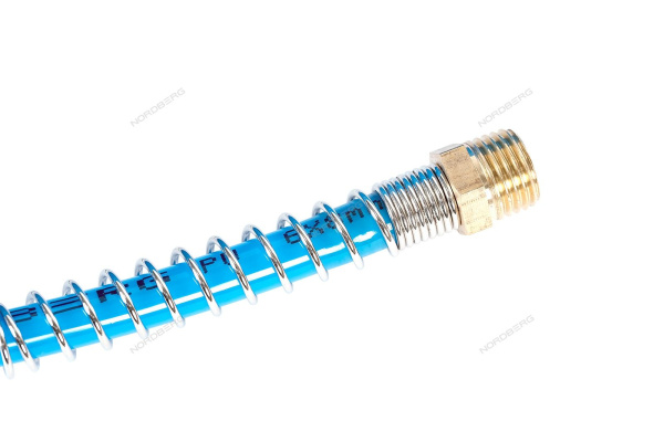 Шланг воздушный спиральный полиуретановый NORDBERG HS0606PU, Ø6х8 мм, 6 м