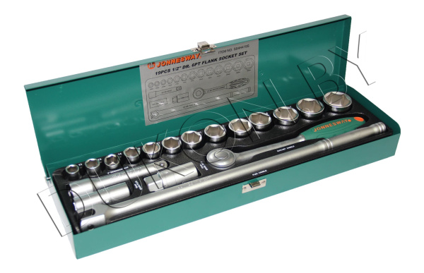 Набор головок торцевых S04H419S, 1/2"DR, 11-32 мм, 19 предметов