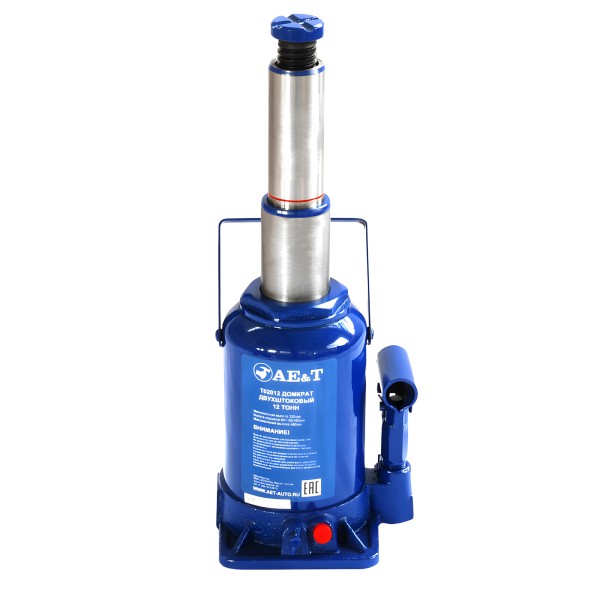 Домкрат бутылочный двухштоковый AE&T T02012 (12т)