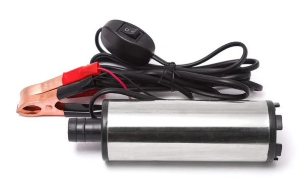 Насос для перекачки топлива (12В, диам. 51 мм, мощность 60Вт, 30 л/мин., диам. выходного отверстия 19мм, 8500 об/мин, длина провода 3м)