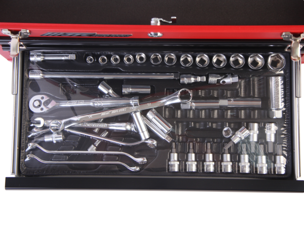 Набор инструментов JTC B066 (66 предметов в переносном инструментальном ящике, 3 лотка)