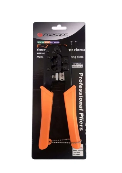 Клещи для обжима коннекторов универсальные(6Р,8Р),в блистере