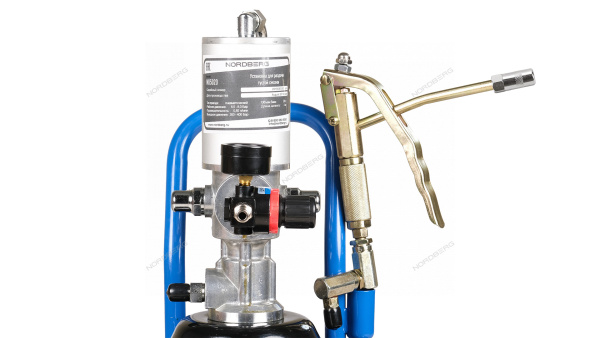 Установка пневматическая для раздачи густой смазки с баком NORDBERG NO5020 (20 л)