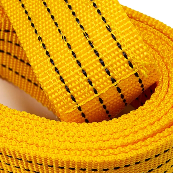 Трос буксировочный тканая лента 6м 3,5т с крюками