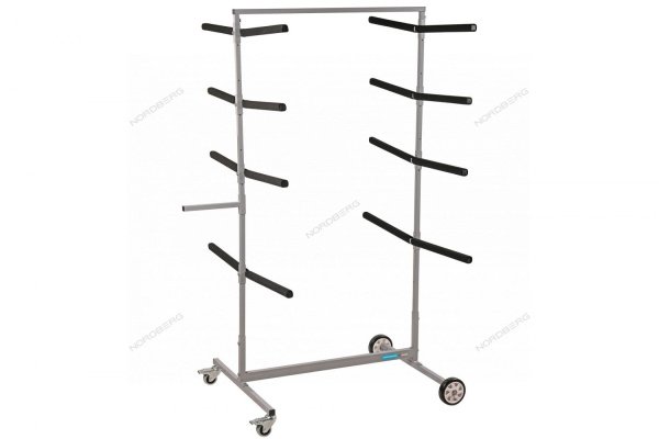 Стенд для хранения бамперов двухсторонний мобильный NORDBERG S5