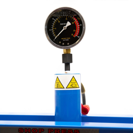 Пресс гидравлический напольный ROSSVIK HJ0804.7016.5005 (20 тонн,серый RAL 7016/синий RAL 5005)